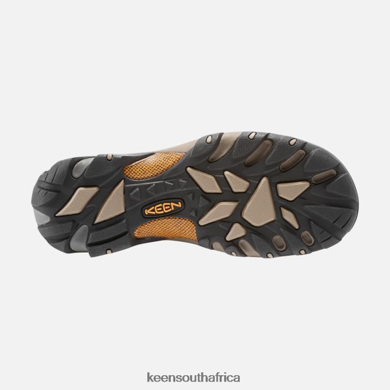 TARGHEE II WATERPROOF MID HIKING BOOTS Black Olive-Yellow R268B250 Keen Featured