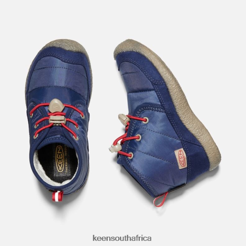 Younger \' Howser II Waterproof Chukka Blue Depths-Red Carpet R268B311 Keen Featured