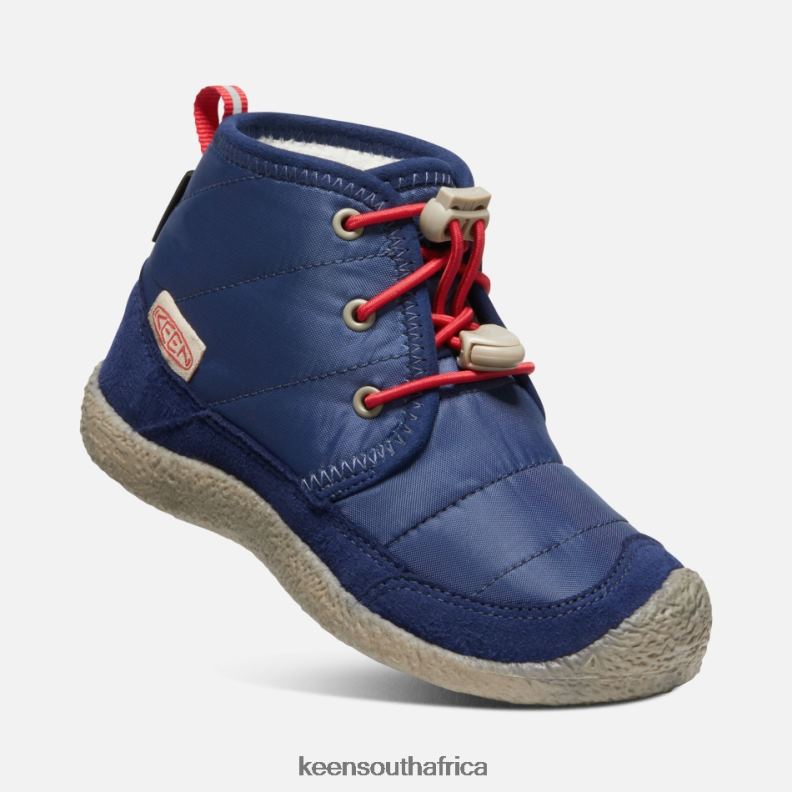 Younger \' Howser II Waterproof Chukka Blue Depths-Red Carpet R268B311 Keen Featured