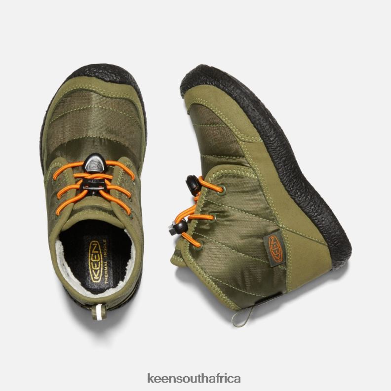 Younger \' Howser II Waterproof Chukka Capulet Olive-Russet Orange R268B312 Keen Featured