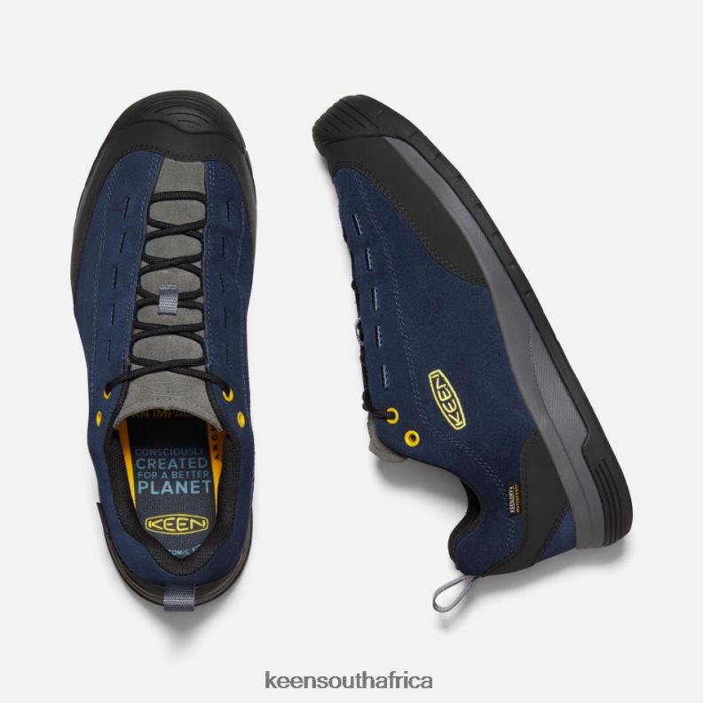 Jasper II Waterproof Suede Leather Trainers Black Iris-Magnet R268B1 Keen Featured