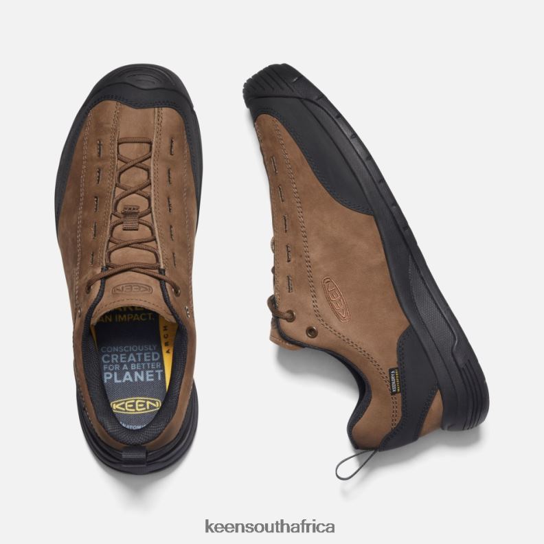 Jasper II Waterproof Suede Leather Trainers Dark Earth-Black R268B3 Keen Featured