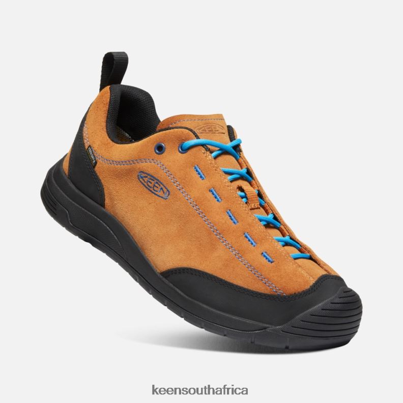 Jasper II Waterproof Suede Leather Trainers Pumpkin Spice-Black R268B4 Keen Featured