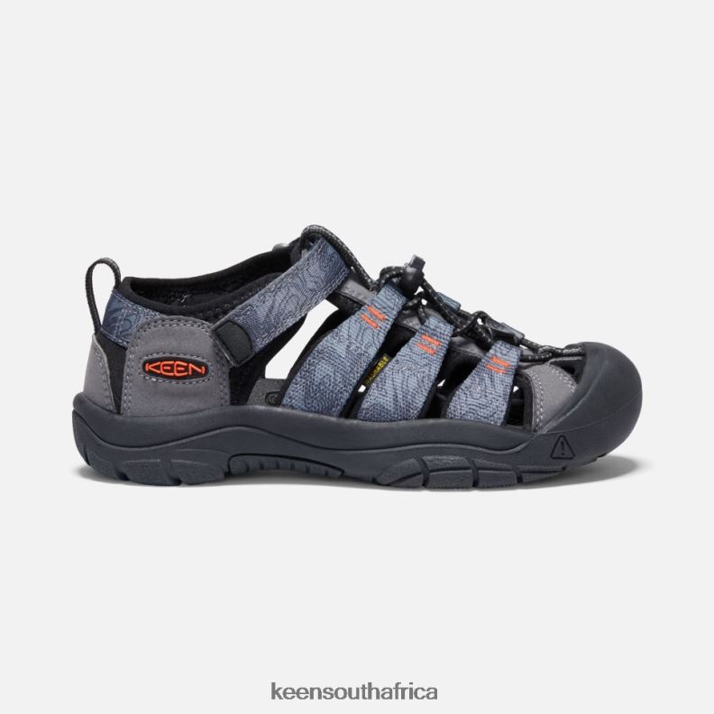 Big ' Newport H2 Steel Grey-Black R268B585 Keen Kids