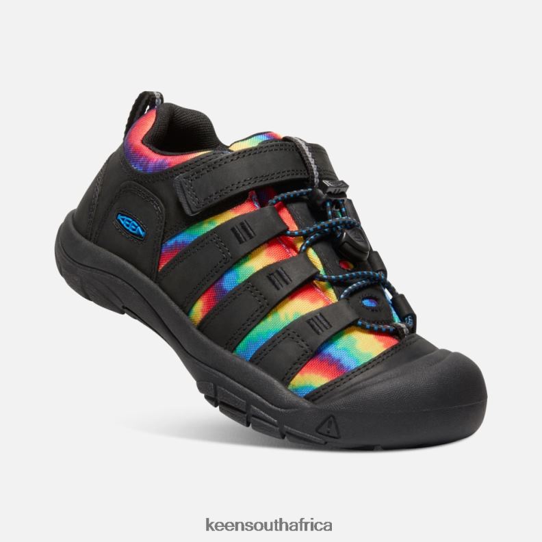 Big \' Newport Shoe Black-Original Tie Dye R268B591 Keen Kids