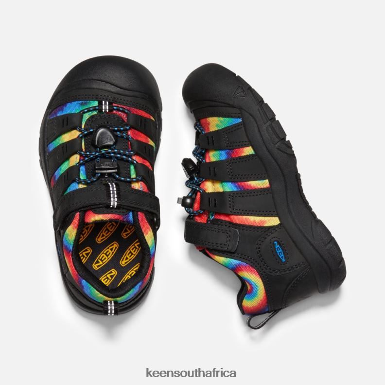 Little \' Newport Shoe Black-Original Tie Dye R268B592 Keen Kids