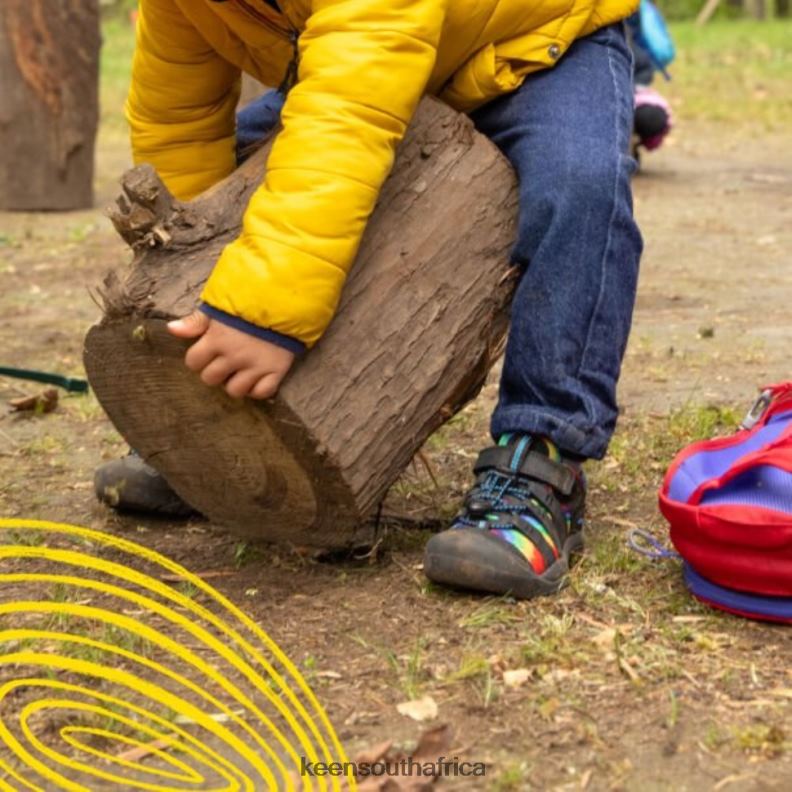 Little \' Newport Shoe Black-Original Tie Dye R268B592 Keen Kids