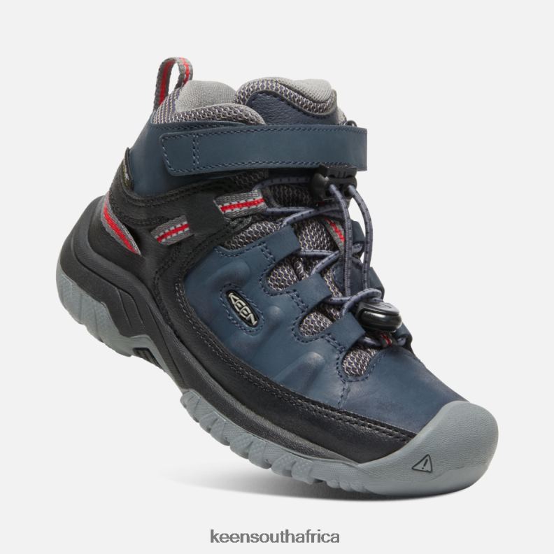 Little \' Targhee Waterproof Boot Blue Nights-Red Carpet R268B537 Keen Kids