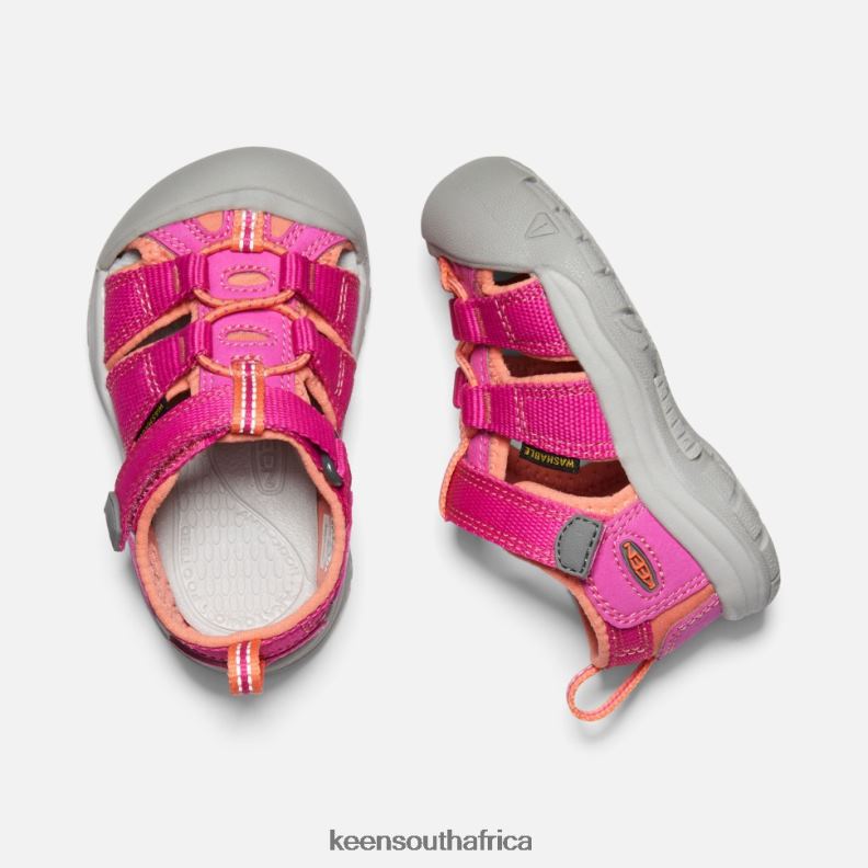 Toddlers\' Newport H2 Very Berry-Fusion Coral R268B588 Keen Kids