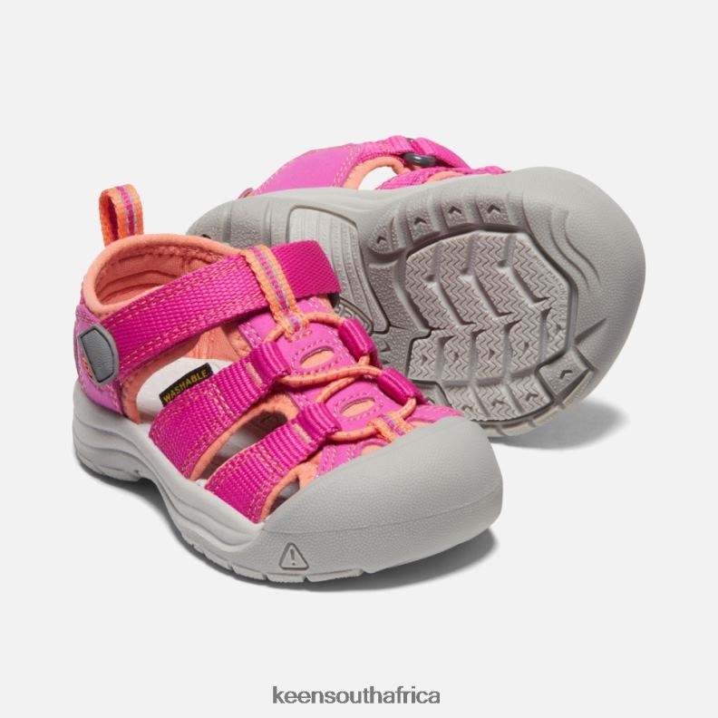 Toddlers\' Newport H2 Very Berry-Fusion Coral R268B588 Keen Kids