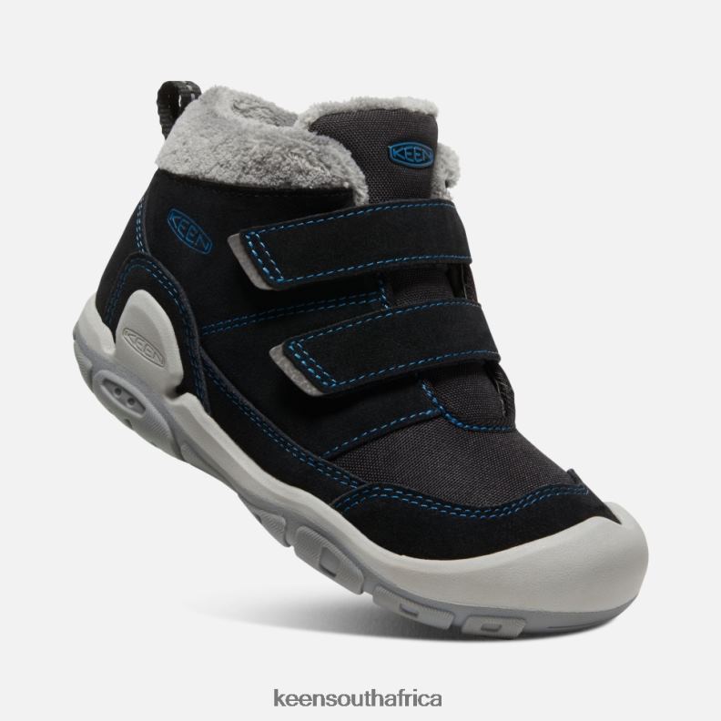 Big \' Knotch Double Strap Chukka Black-Mykonos Blue R268B546 Keen Kids