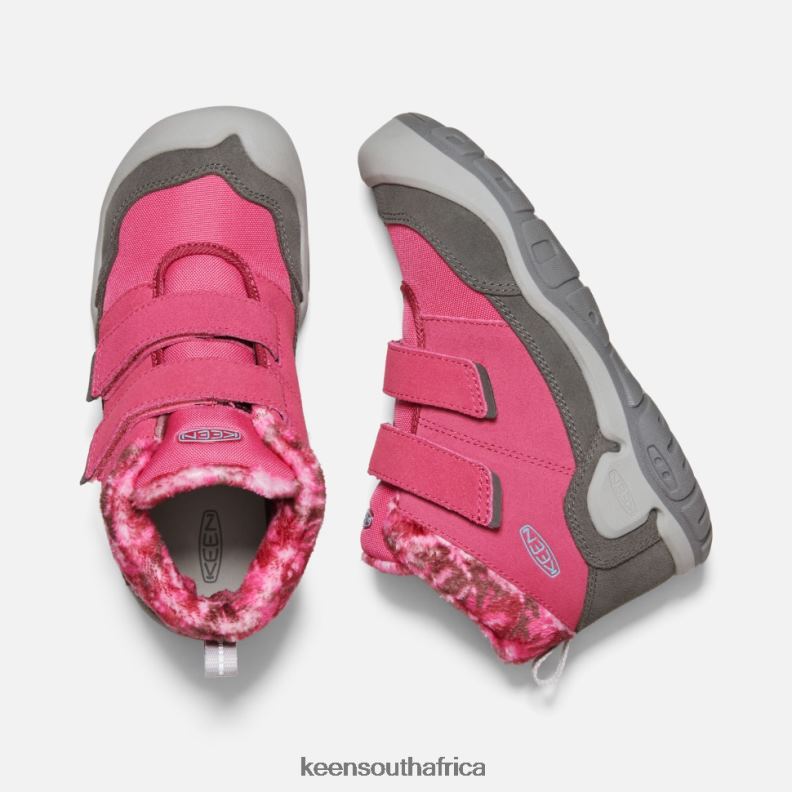 Big \' Knotch Double Strap Chukka Fruit Dove-Black R268B545 Keen Kids