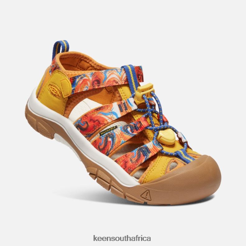 Big \' Newport x Outdoor Afro Orange Peel-Yellow R268B409 Keen Kids
