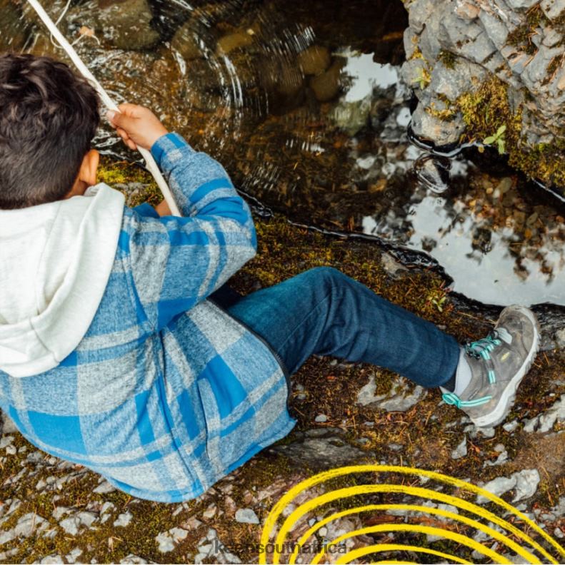 Big \' Ridge Flex Waterproof Boot Bison-Red Carpet R268B602 Keen Kids