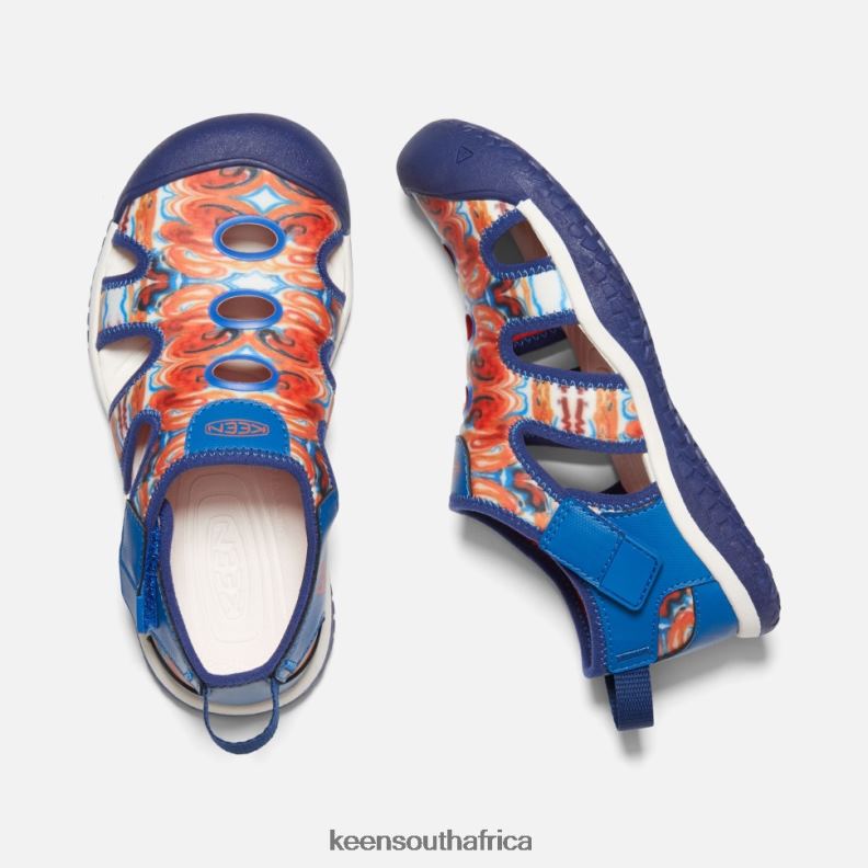 Big \' Stingray x Outdoor Afro Orange Peel-Blue R268B410 Keen Kids
