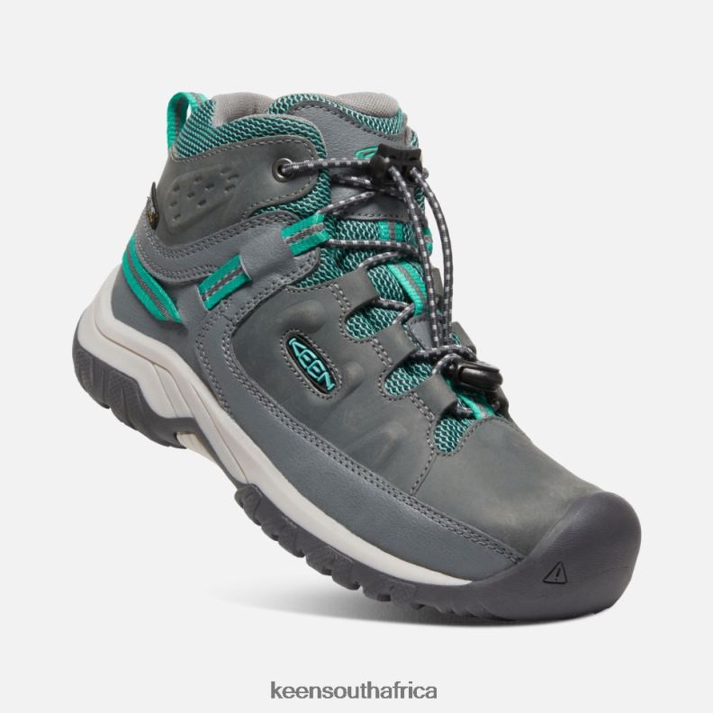 Big \' Targhee Waterproof Boot Steel Grey-Porcelain R268B606 Keen Kids