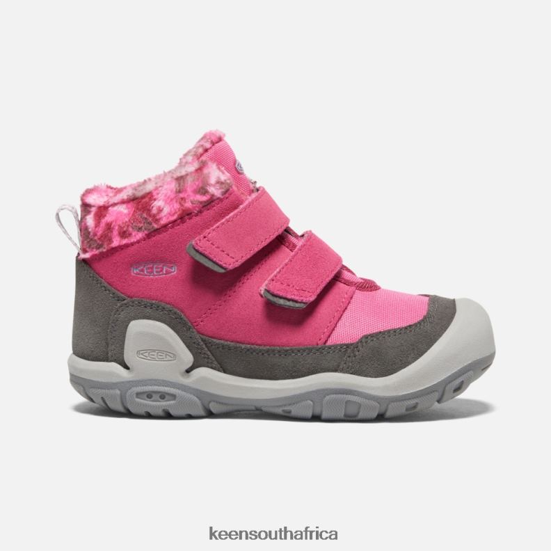 Little ' Knotch Double Strap Chukka Fruit Dove-Black R268B556 Keen Kids