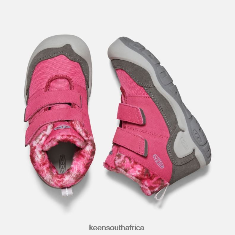 Little \' Knotch Double Strap Chukka Fruit Dove-Black R268B556 Keen Kids