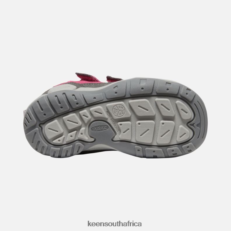 Little \' Knotch Double Strap Chukka Fruit Dove-Black R268B556 Keen Kids