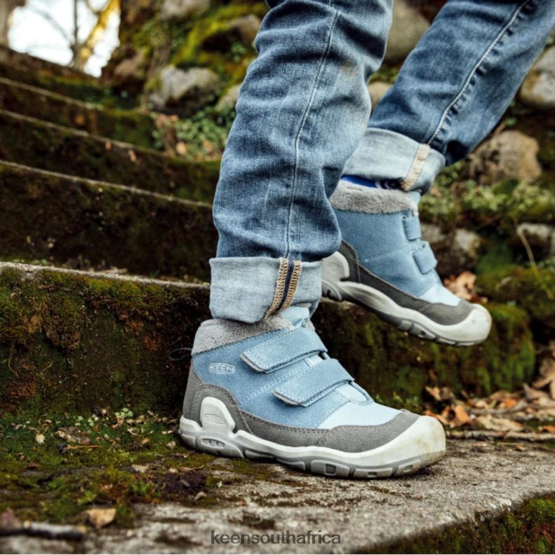 Little \' Knotch Double Strap Chukka Magnet-Blue Shadow R268B539 Keen Kids