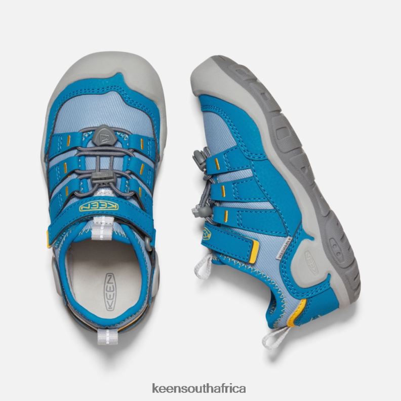 Little \' Knotch Hollow Sneaker Blue Shadow-Mykonos Blue R268B562 Keen Kids