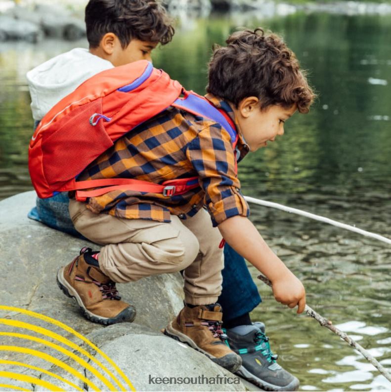 Little \' Ridge Flex Waterproof Boot Bison-Red Carpet R268B609 Keen Kids