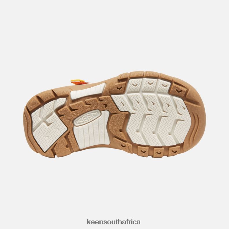Little \' Newport x Outdoor Afro Orange Peel-Yellow R268B408 Keen Kids
