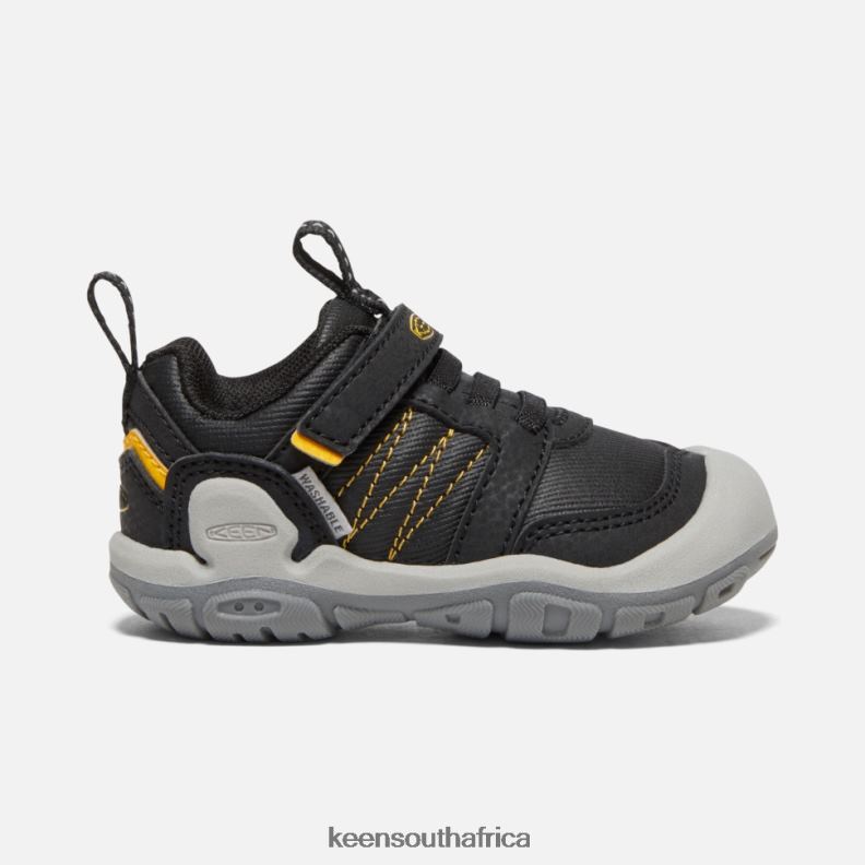 Black-Yellow Toddlers' Knotch Peak Sneaker Black-KEEN Yellow R268B553 Keen Kids