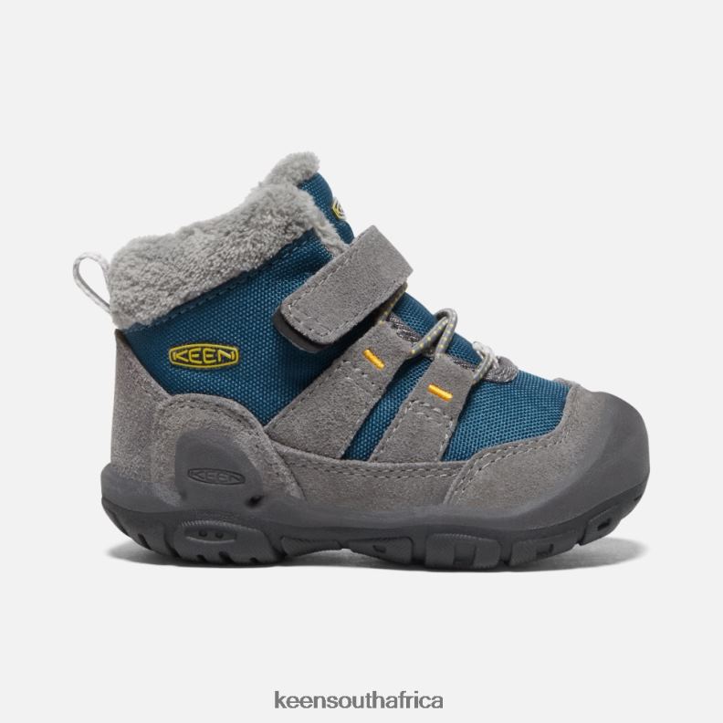 Toddlers' Knotch Chukka Steel Grey- Blue Wing Teal R268B555 Keen Kids