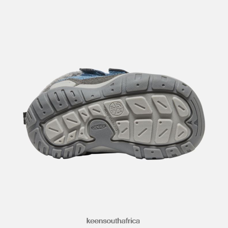 Toddlers\' Knotch Double Strap Chukka Magnet-Blue Shadow R268B572 Keen Kids