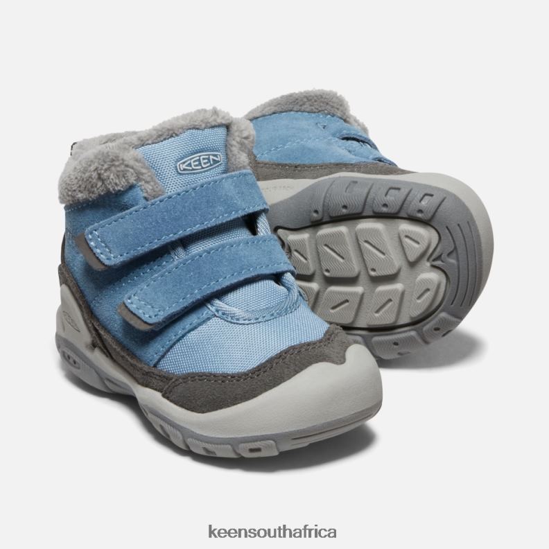 Toddlers\' Knotch Double Strap Chukka Magnet-Blue Shadow R268B572 Keen Kids