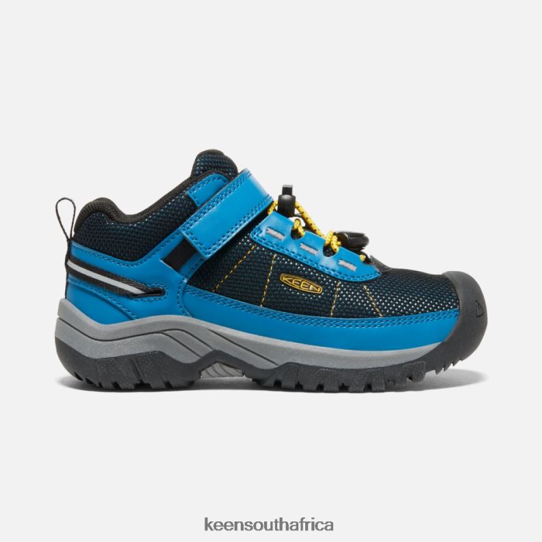 Mykonos Blue-Yellow Younger ' Targhee Sport Vent Hiking Shoes Mykonos Blue-Keen Yellow R268B282 Keen Kids