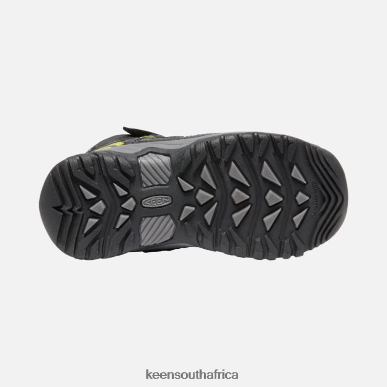 Younger \' Targhee Waterproof Hiking Boots Black-Steel Grey R268B283 Keen Kids