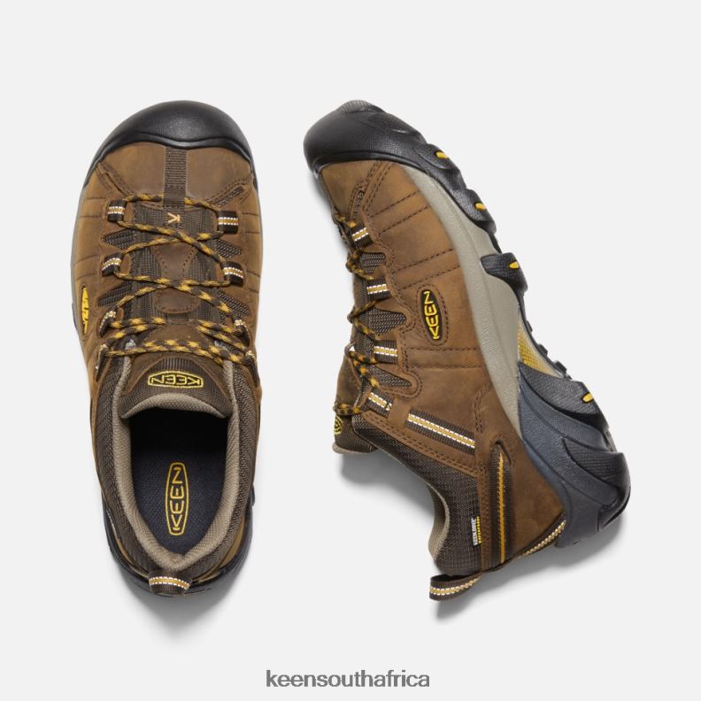 Targhee II Waterproof Wide Cascade Brown-Golden Yellow R268B498 Keen Men