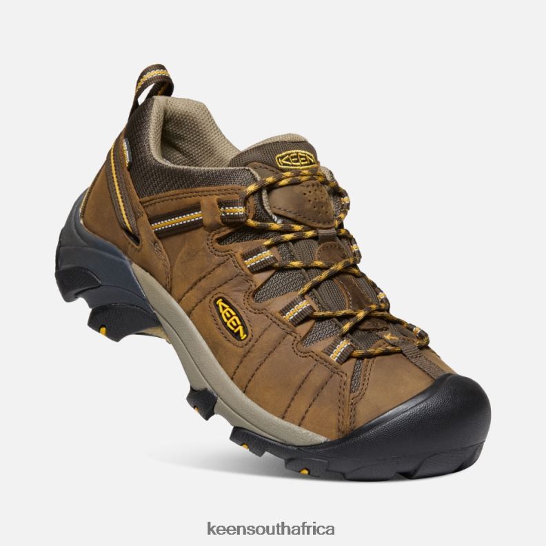 Targhee II Waterproof Wide Cascade Brown-Golden Yellow R268B498 Keen Men