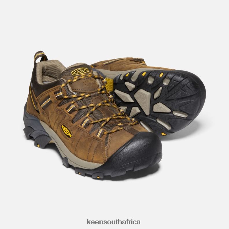 Targhee II Waterproof Wide Cascade Brown-Golden Yellow R268B498 Keen Men