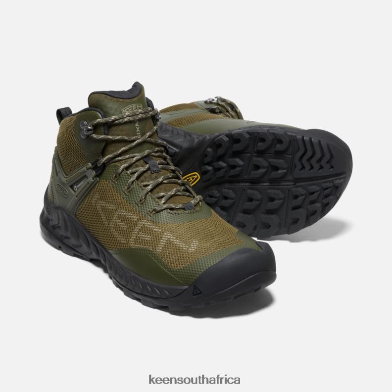 NXIS EVO Waterproof Boot Forest Night-Dark Olive R268B385 Keen Men