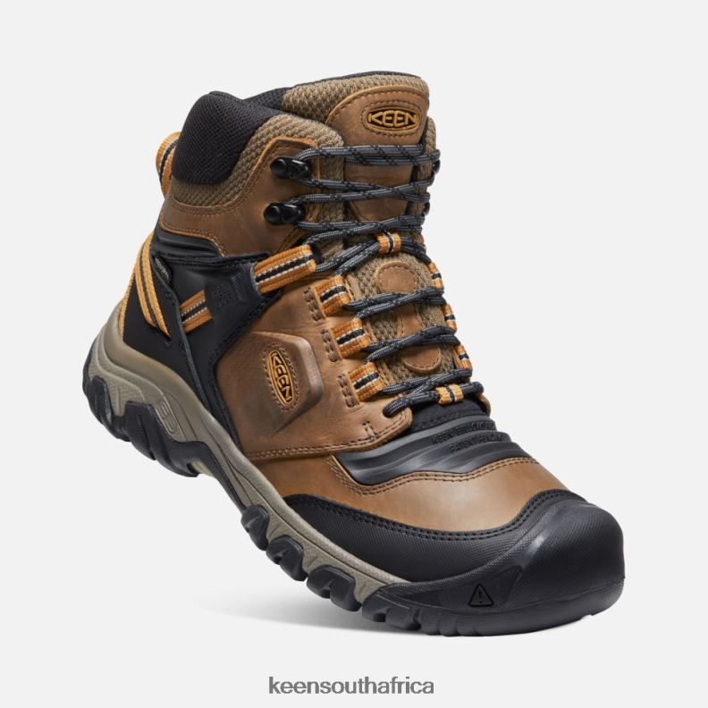 Ridge Flex Waterproof Boot Wide Bison-Golden Brown R268B478 Keen Men