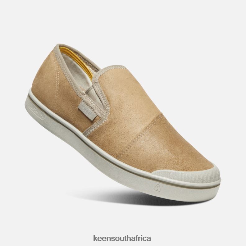 Eldon Harvest Leather Slip-On Beige-Silver Birch R268B487 Keen Men