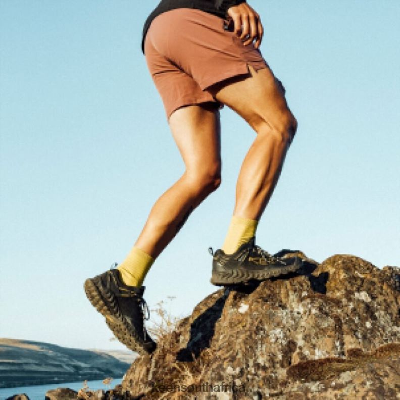 Black-Yellow NXIS EVO Waterproof Shoe Black-KEEN Yellow R268B392 Keen Men