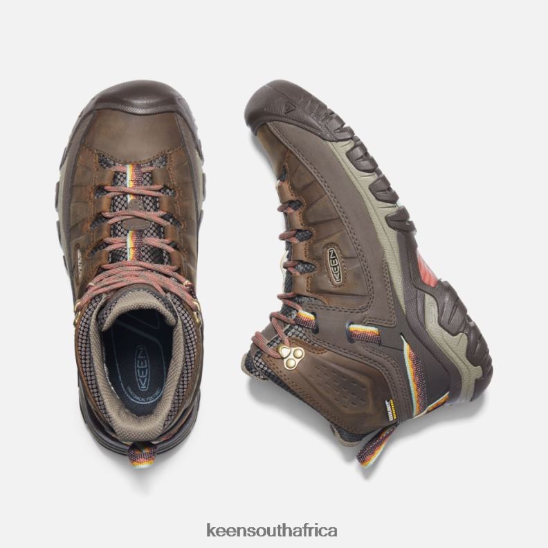 Targhee III Waterproof Hiking Boots Bungee Cord-Redwood R268B176 Keen Women