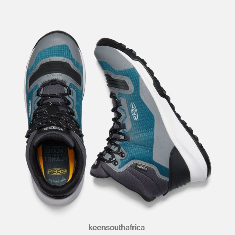 Tempo Flex Waterproof Hiking Trainer Boots Blue Coral-Star White R268B187 Keen Women