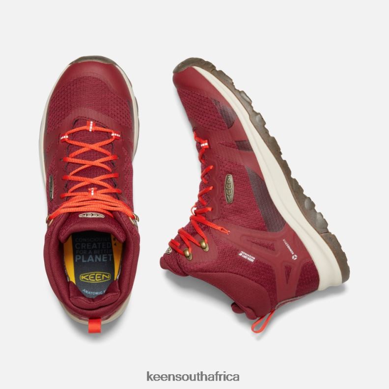 Terradora II Waterproof Hiking Boots Rhubarb-Jam R268B180 Keen Women