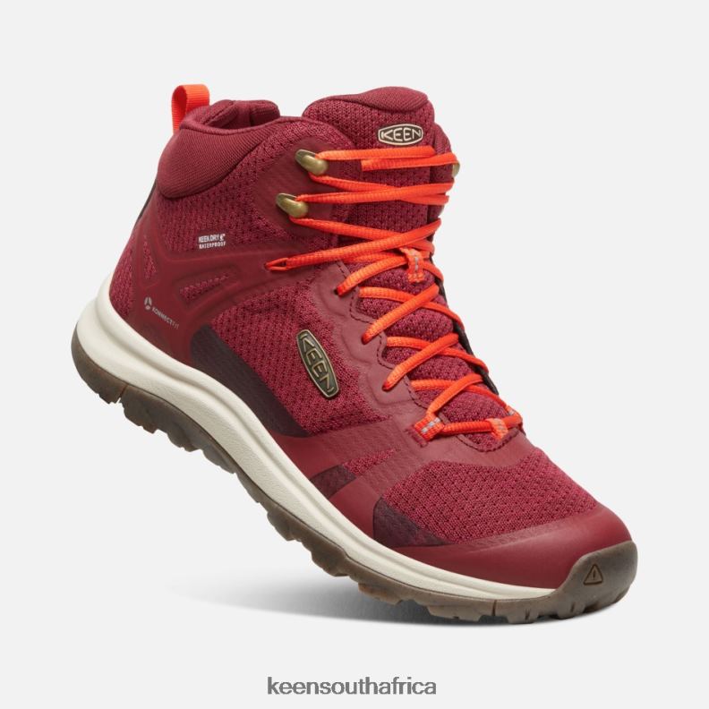 Terradora II Waterproof Hiking Boots Rhubarb-Jam R268B180 Keen Women