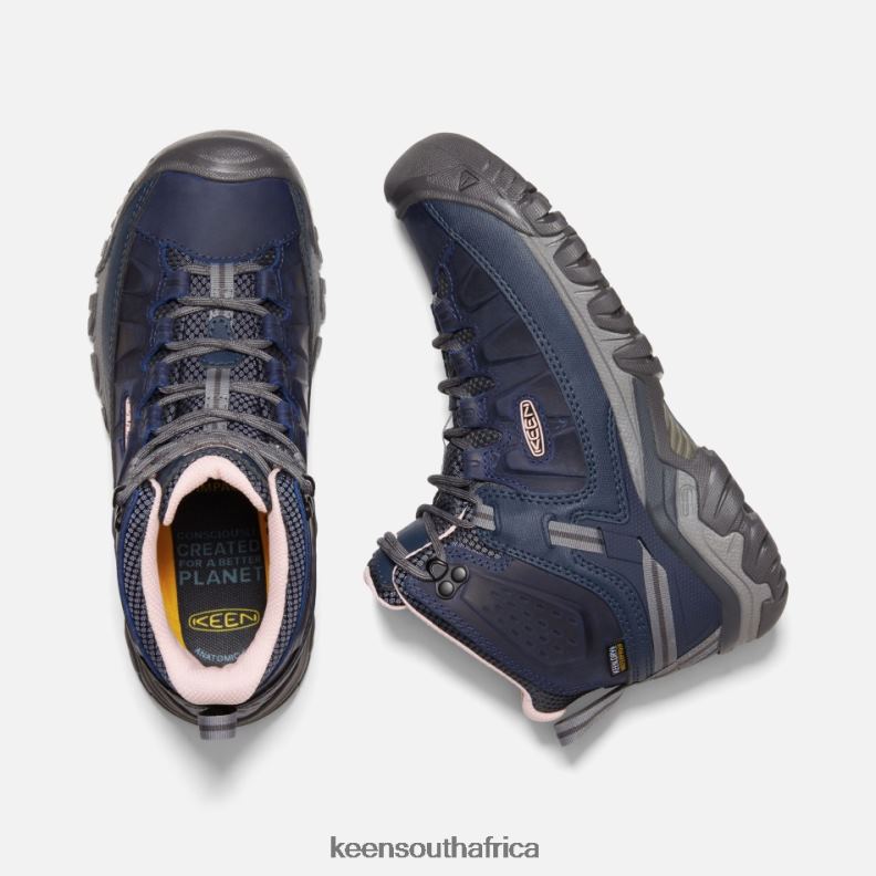 Vintage Indigo-Peachy Targhee III Waterproof Hiking Boots Vintage Indigo-Peachy Keen R268B172 Keen Women