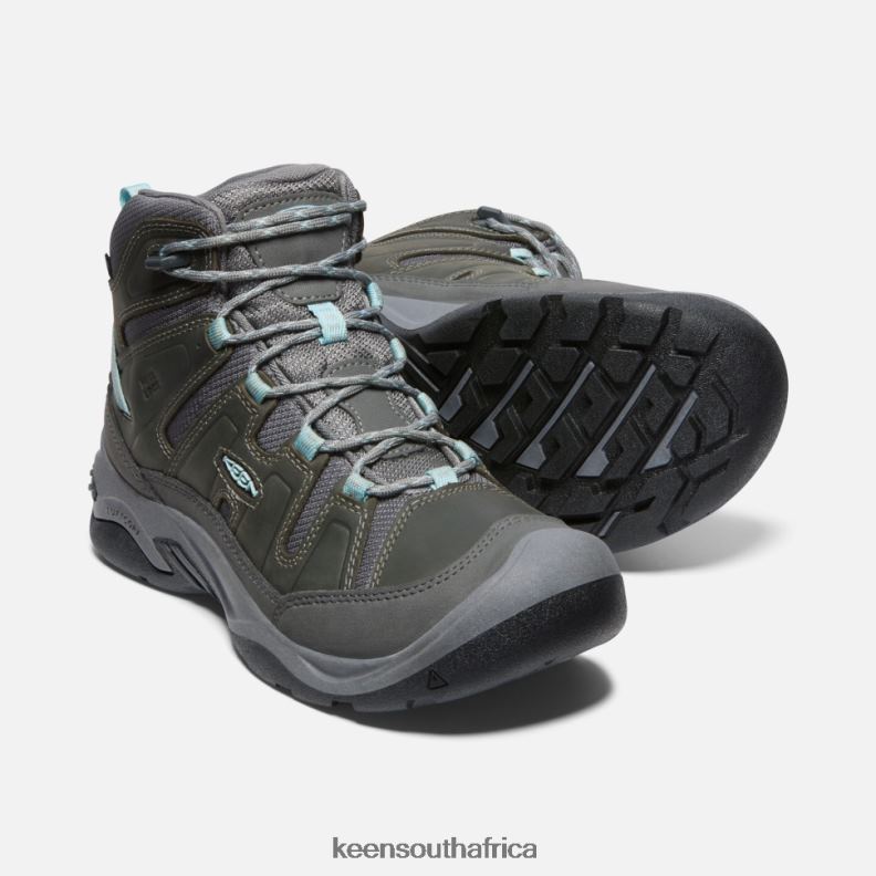 Circadia Waterproof Boot Wide Steel Grey-Cloud Blue R268B317 Keen Women