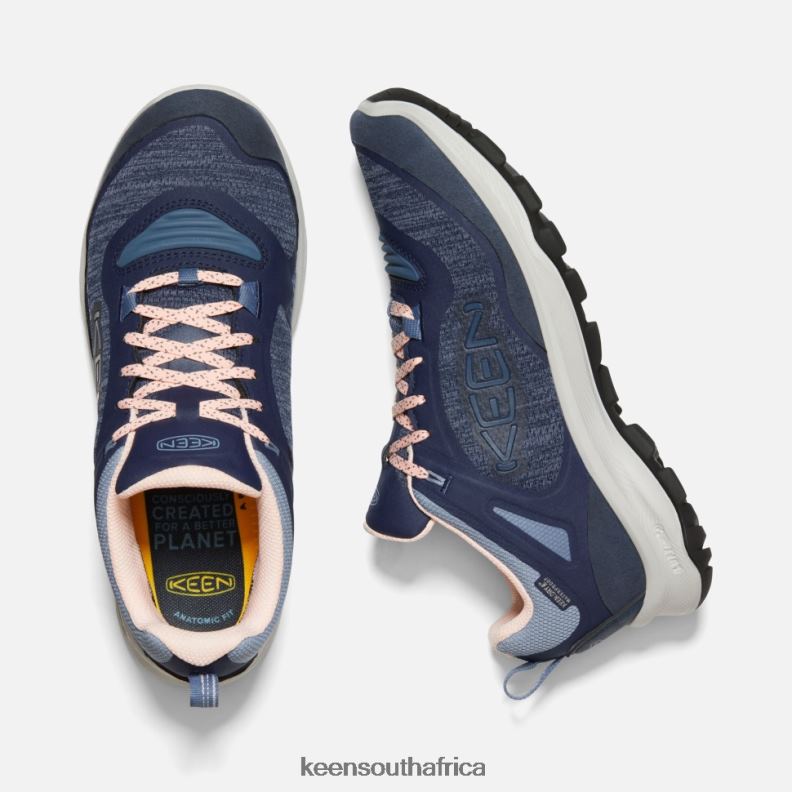 Vintage Indigo-Peachy Terradora Flex Waterproof Shoe Vintage Indigo-Peachy KEEN R268B343 Keen Women