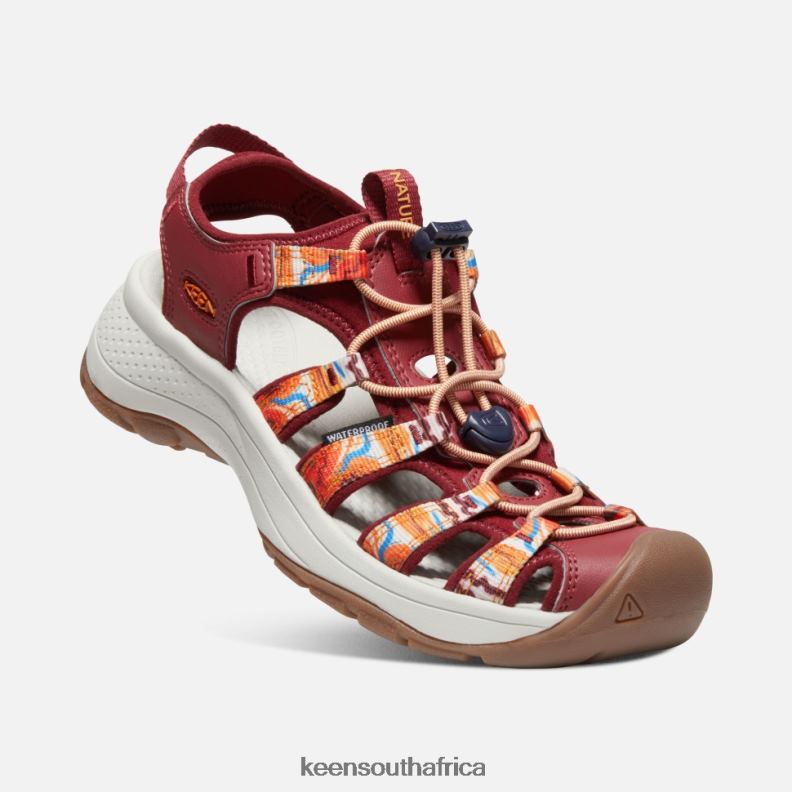 Astoria West x Outdoor Afro Orange Wave-Red R268B406 Keen Women