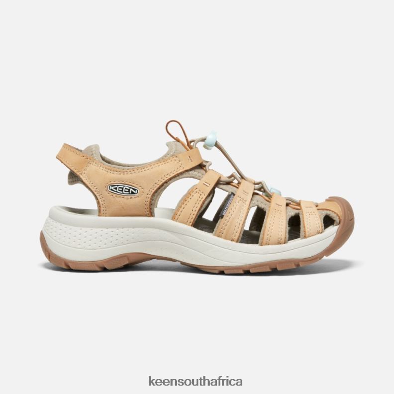 Astoria West Leather Sandal Doe-Blue Glass R268B69 Keen Women