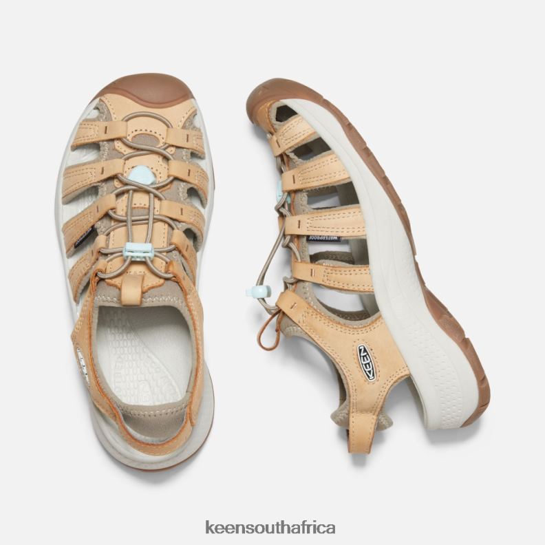 Astoria West Leather Sandal Doe-Blue Glass R268B69 Keen Women